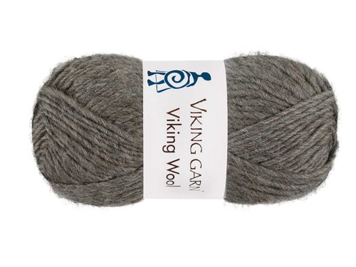 Włóczka Viking Garn viking wool ciemny ciemny szary melanż 515