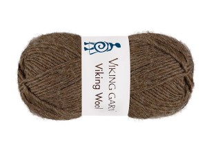 Włóczka Viking Garn viking wool brązowy melanż 508