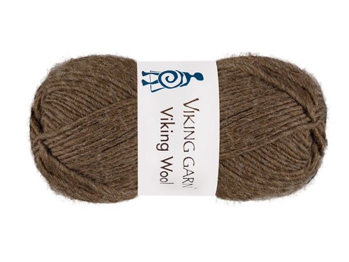 Włóczka Viking Garn viking wool brązowy melanż 508