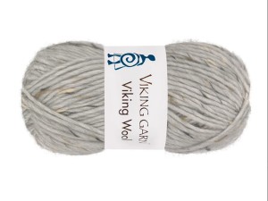 Włóczka Viking Garn viking wool jasny szary melanż tweed 501