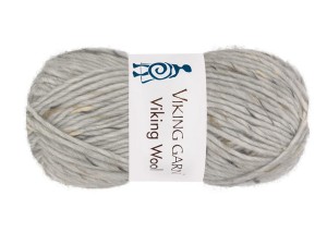 Włóczka Viking Garn viking wool jasny szary melanż tweed 501
