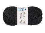 Włóczka Viking Garn viking wool ciemny grafit 517