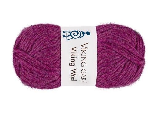 Włóczka Viking Garn viking wool ciemny róż 566
