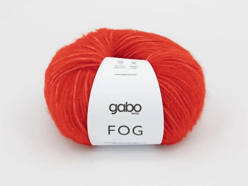 Włóczka Gabo Wool Fog  szkarłatna czerwień 6301