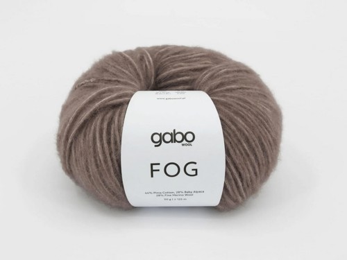 Włóczka Gabo Wool Fog  ziemisty brąz 6308