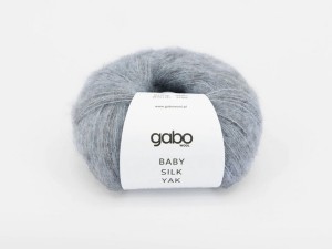 Włóczka Gabo Wool Baby Silk Yak jasny błękit 9452