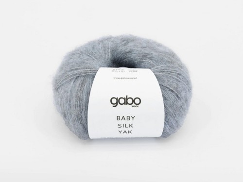 Włóczka Gabo Wool Baby Silk Yak jasny błękit 9452