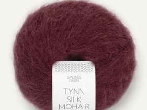 Włóczka Sandnes Garn Tynn Silk Mohair burgund 4372