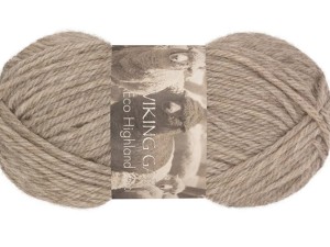 Włóczka Viking Garn Eco Highland Wool beżowy melanż 207