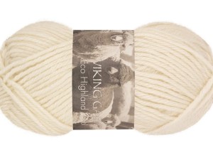 Włóczka Viking Garn Eco Highland Wool off white 202