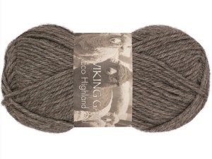 Włóczka Viking Garn Eco Highland Wool jasny brązowy melanż 215