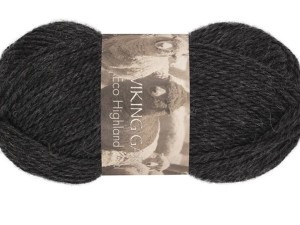 Włóczka Viking Garn Eco Highland Wool grafit 217