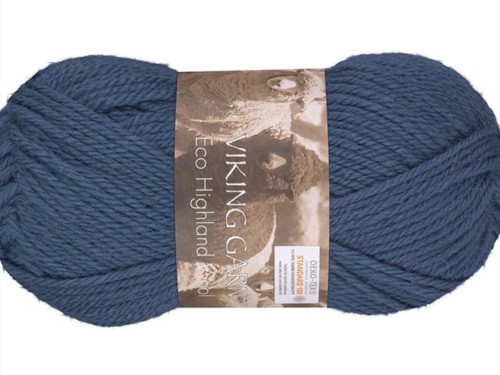 Włóczka Viking Garn Eco Highland Wool jeans 222
