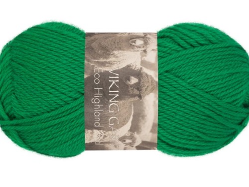 Włóczka Viking Garn Eco Highland Wool zielony 230