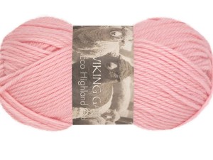 Włóczka Viking Garn Eco Highland Wool jasny róż 263
