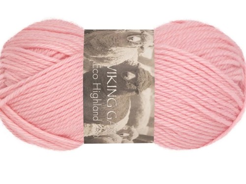 Włóczka Viking Garn Eco Highland Wool jasny róż 263