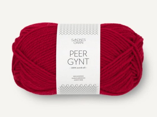 Włóczka Sandnes Garn Peer Gynt czerwony 4228