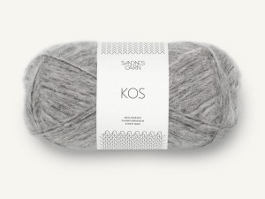 Włóczka Sandnes Garn Kos szary melanż 1043