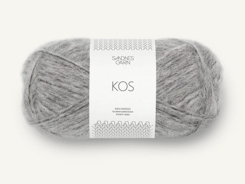 Włóczka Sandnes Garn Kos szary melanż 1043