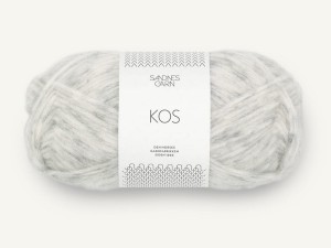 Włóczka Sandnes Garn Kos jasny szary melanż 1021