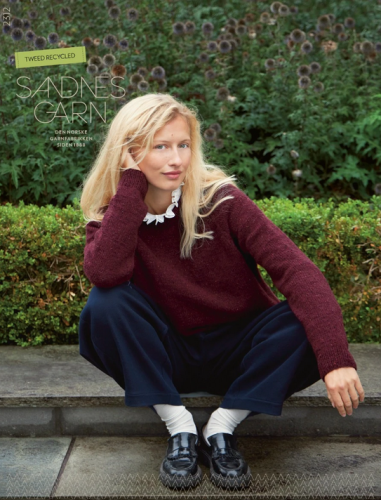 Tweed Recycled Engelsk 2312 Sandnes Garn magazyn ze wzorami na druty