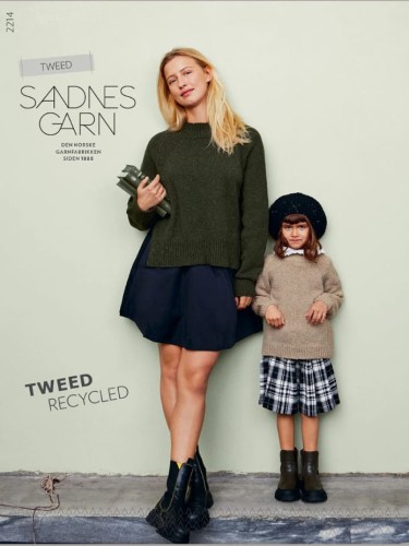 Tweed 2214 Sandnes Garn magazyn ze wzorami na druty