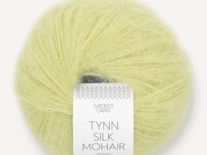 Włóczka Sandnes Garn Tynn Silk Mohair limonkowy poncz 9523