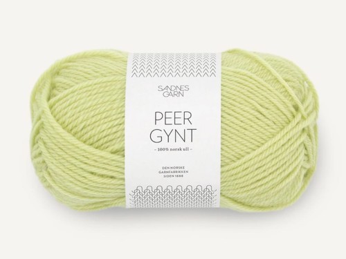 Włóczka Sandnes Garn Peer Gynt limonkowy poncz 9523