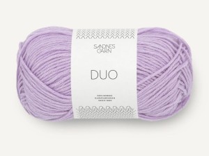 Włóczka Sandnes Garn DUO cotton merino liliowy 5023