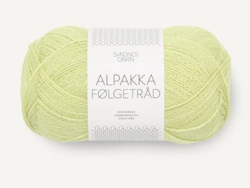 Włóczka Sandnes Garn Alpakka Folgetrad 9523 limonkowy poncz