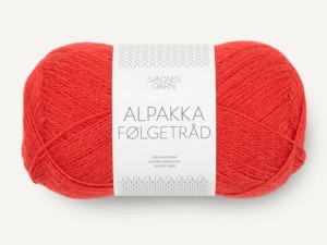 Włóczka Sandnes Garn Alpakka Folgetrad 4018 czerwony