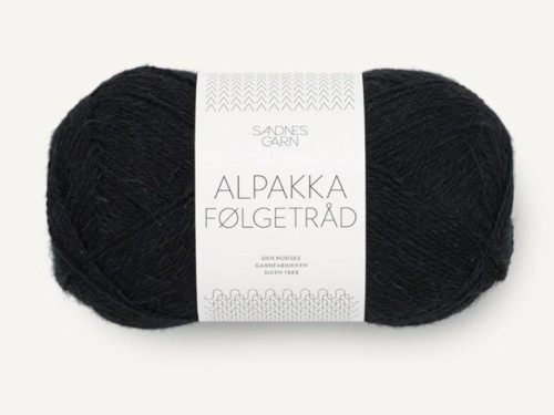 Włóczka Sandnes Garn Alpakka Folgetrad 1099 czarny