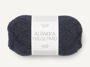 Włóczka Sandnes Garn Alpakka Folgetrad 6581 ciemnoszary niebieski