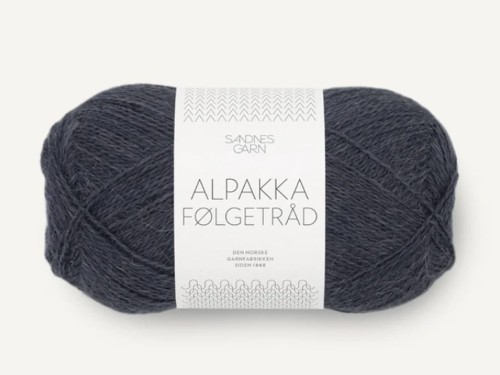 Włóczka Sandnes Garn Alpakka Folgetrad 6581 ciemnoszary niebieski