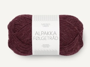 Włóczka Sandnes Garn Alpakka Folgetrad 4372 burgund