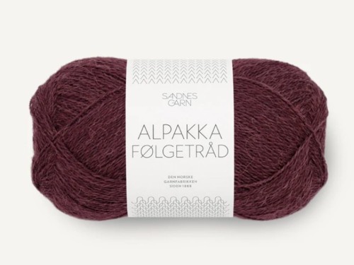 Włóczka Sandnes Garn Alpakka Folgetrad 4372 burgund