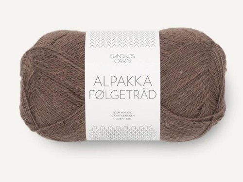 Włóczka Sandnes Garn Alpakka Folgetrad 3161 brązowy żołądź