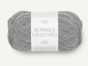Włóczka Sandnes Garn Alpakka Folgetrad 1042 średni szary