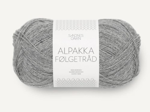 Włóczka Sandnes Garn Alpakka Folgetrad 1042 średni szary