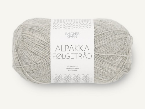 Włóczka Sandnes Garn Alpakka Folgetrad 1032 jasny szary