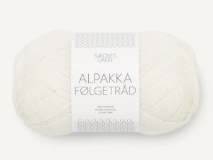 Włóczka Sandnes Garn Alpakka Folgetrad 1002 złamana biel