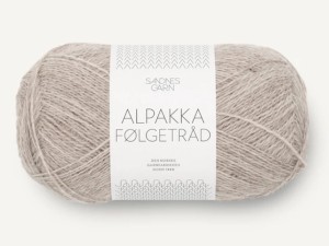 Włóczka Sandnes Garn Alpakka Folgetrad 2650 beżowy melanż