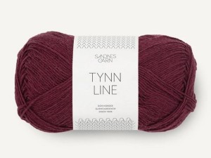 Włóczka Sandnes Garn Tynn  Line burgund 4372
