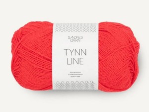 Włóczka Sandnes Garn Tynn  Line ognista czerwień 4108