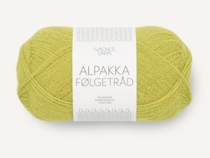 Włóczka Sandnes Garn Alpakka Folgetrad 9825 słoneczna limonka