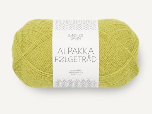 Włóczka Sandnes Garn Alpakka Folgetrad 9825 słoneczna limonka