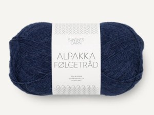 Włóczka Sandnes Garn Alpakka Folgetrad 5882 marynarski granat