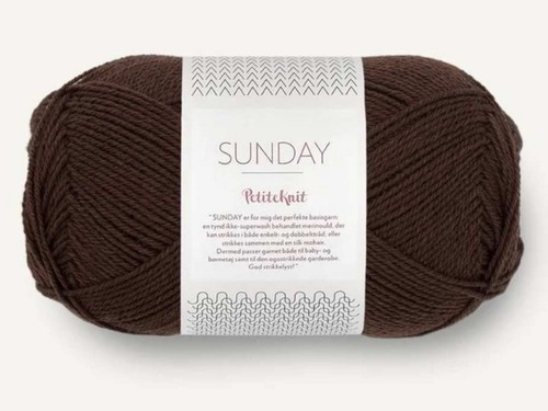 Włóczka Sandnes Garn Sunday by PetiteKnit kakao 3091