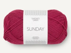 Włóczka Sandnes Garn Sunday rumba red 4255