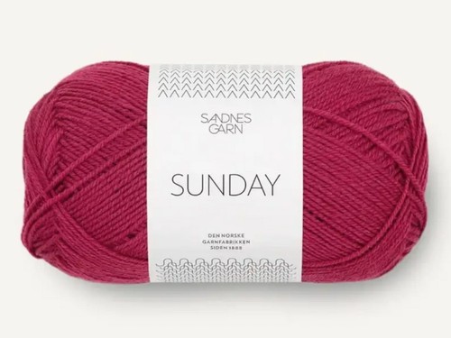 Włóczka Sandnes Garn Sunday rumba red 4255